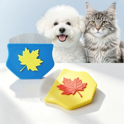 Professional Pet Grooming Comb for Dogs and Cats - Mini Face Brush for Shedding Control and Flea Removal, Essential Pet Care Tool