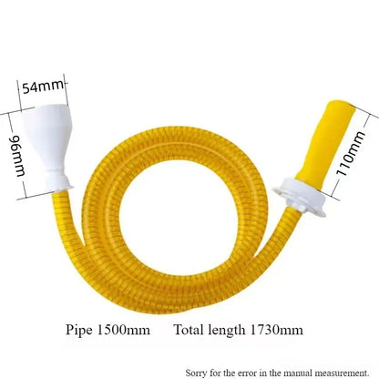 Pet Rinse Pipe No-Install Tub Faucet Sprayer – 5 Ft. Shower Hosetub Spout Attachment , Hair Washing, Baby Bath, Pet Care Grooming Supplies