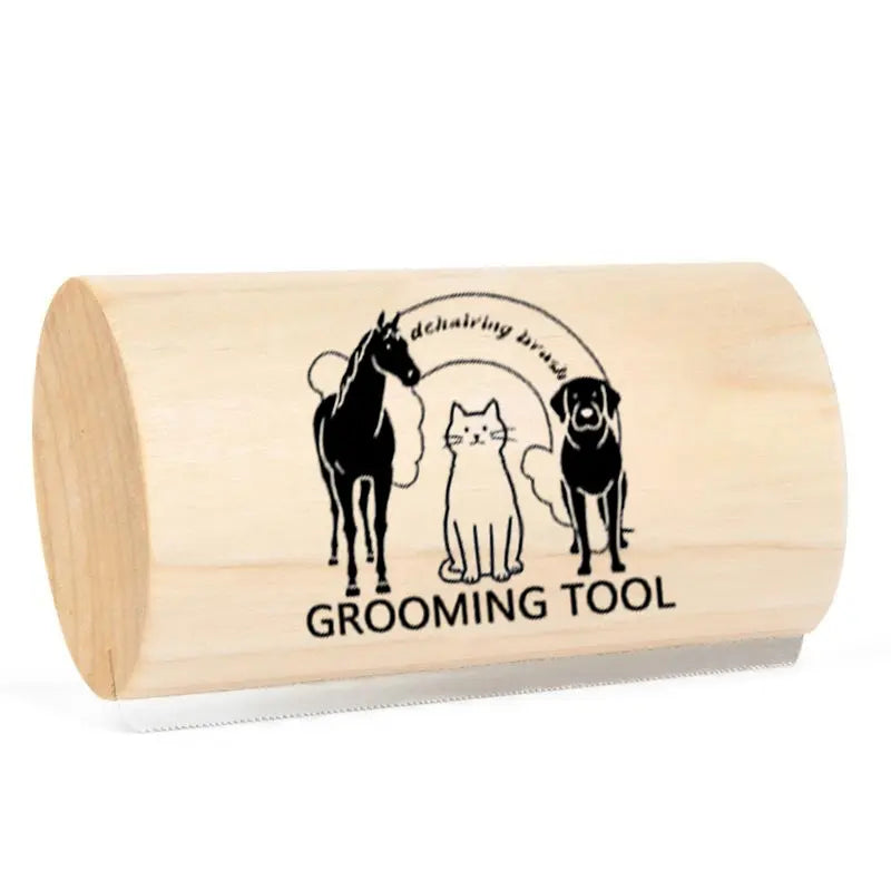 Professional Dog Shedding and Grooming Brush - 5-Inch Deshedding Tool for Short and Long Haired Dogs, Efficient Fur Removal and Grooming Solution for Pet Enthusiasts