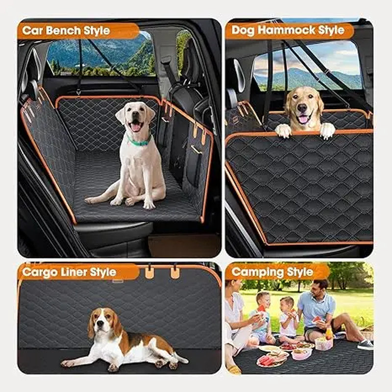 Back Seat Extender for Dogs, Foldable Dog Hammock for Car Travel Accessories Camping Mattress Bed