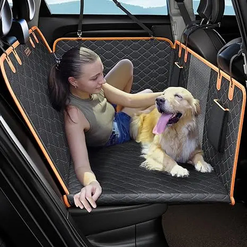 Back Seat Extender for Dogs, Foldable Dog Hammock for Car Travel Accessories Camping Mattress Bed
