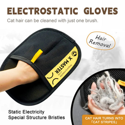 SONGWAY Premium Electrostatic Pet Hair Removal Glove - Reusable Dual-Sided Mitt for Efficient Grooming and Cleaning of Cats and Dogs, Ideal for Furniture and Pet Accessories