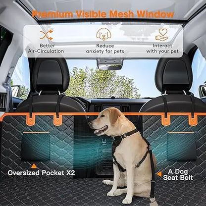 Back Seat Extender for Dogs, Foldable Dog Hammock for Car Travel Accessories Camping Mattress Bed
