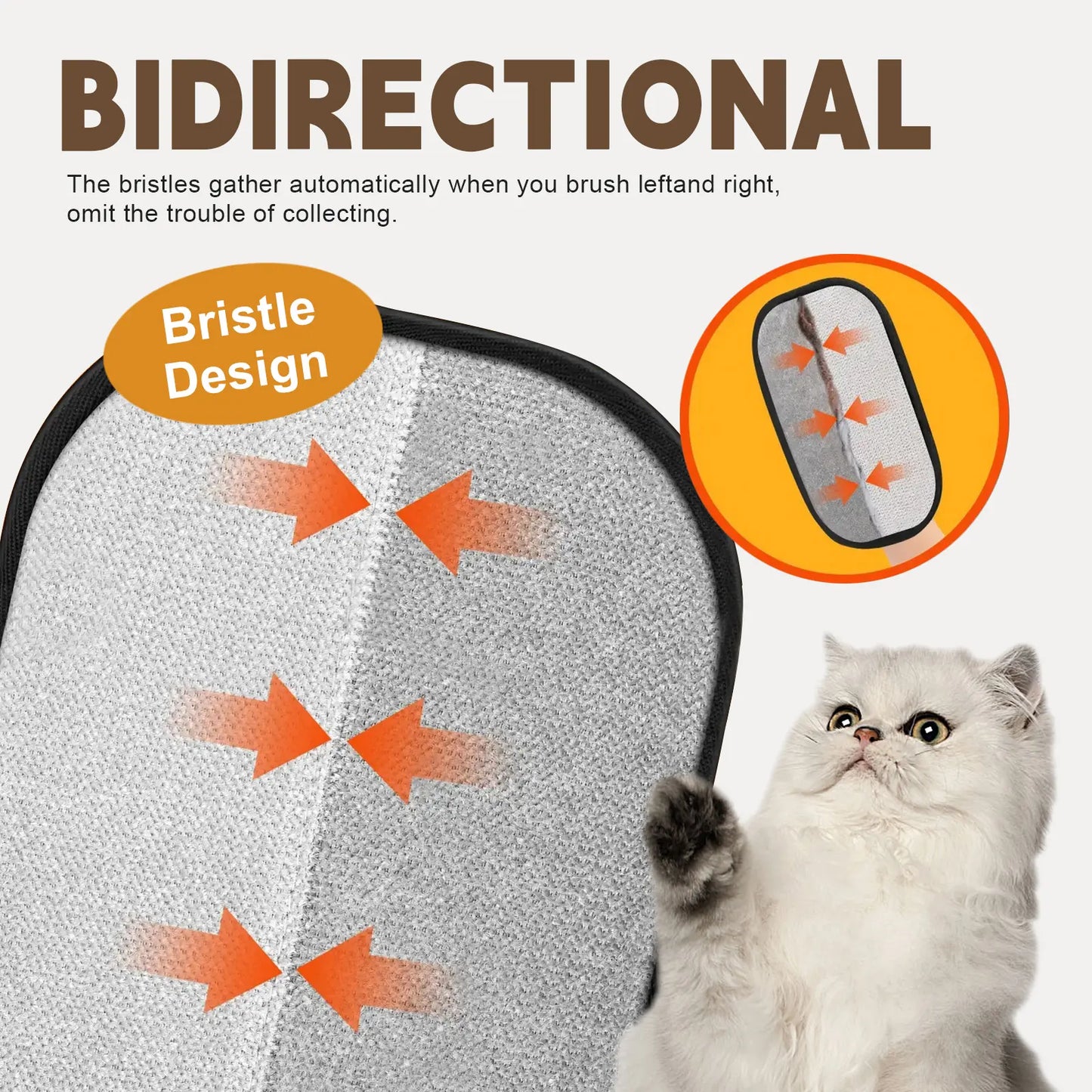 SONGWAY Premium Electrostatic Pet Hair Removal Glove - Reusable Dual-Sided Mitt for Efficient Grooming and Cleaning of Cats and Dogs, Ideal for Furniture and Pet Accessories