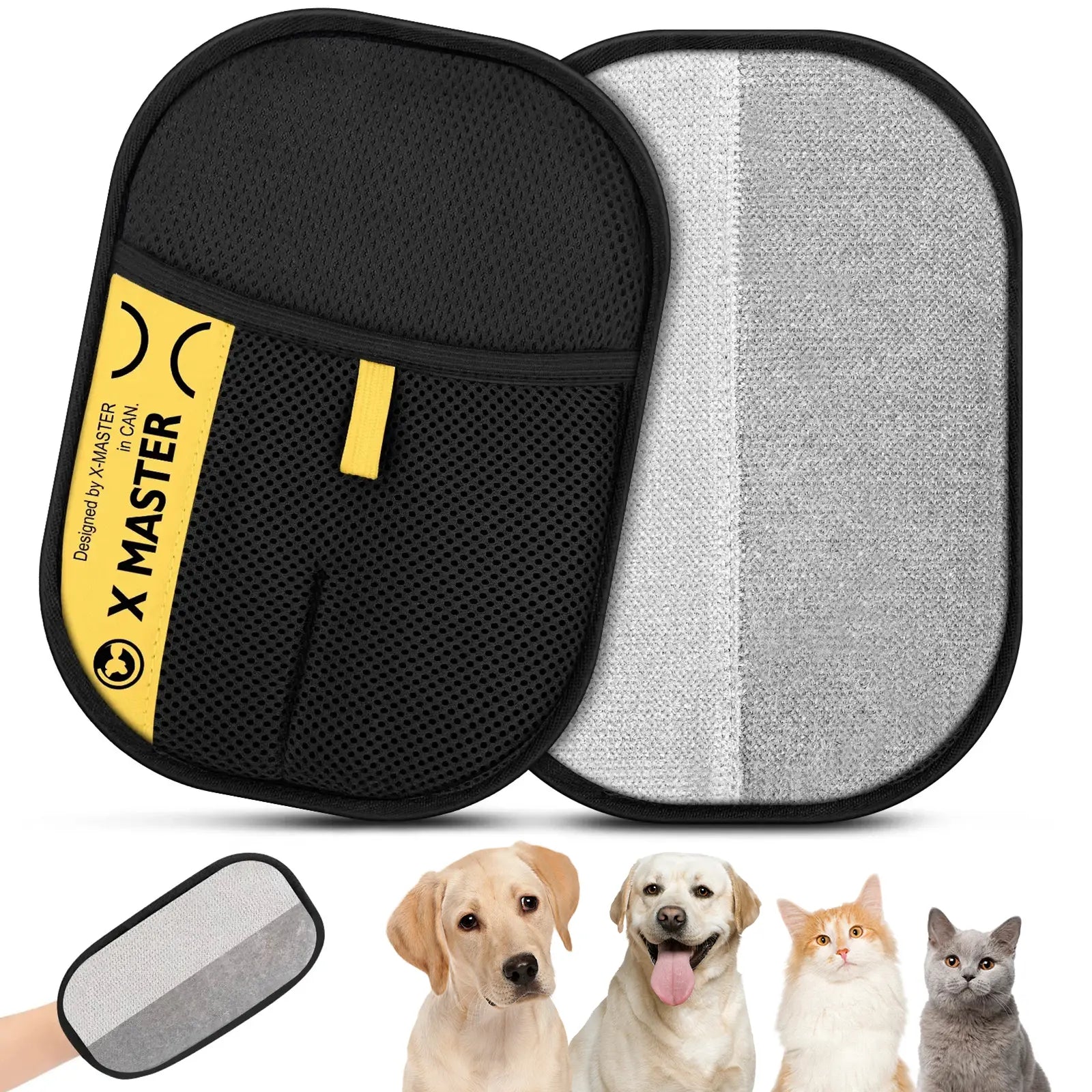 SONGWAY Premium Electrostatic Pet Hair Removal Glove - Reusable Dual-Sided Mitt for Efficient Grooming and Cleaning of Cats and Dogs, Ideal for Furniture and Pet Accessories